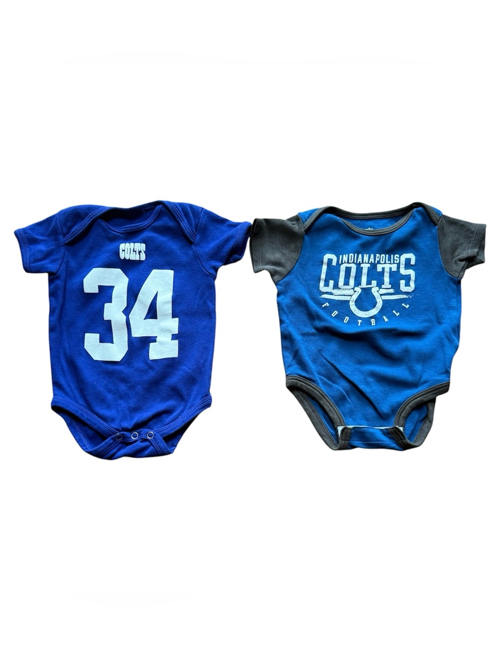 Indianapolis Colts Baby Bodysuit Set 6-9M NFL 2pc Football Outfit Bundle